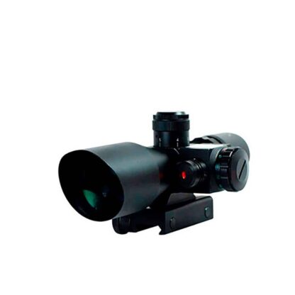 Mira Telescopica Rifle Laser Asalto Rojo Zoom