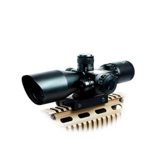 Mira Telescopica Rifle Laser Asalto Rojo Zoom picantini