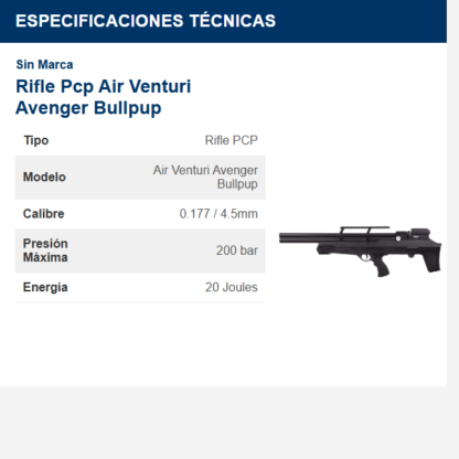 rifle-pcp-air-venturi-avenger-bullpup