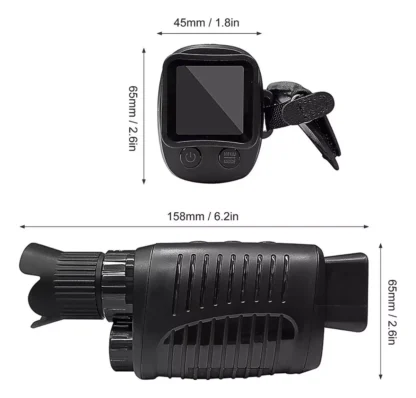 monocular vision nocturna visor nocturno diurno 300m -3