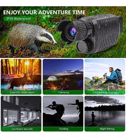 monocular vision nocturna visor nocturno diurno 300m