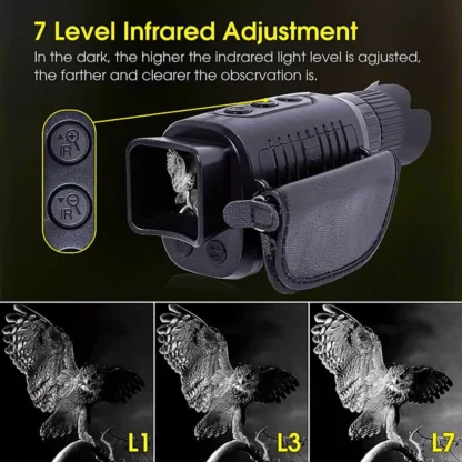 monocular vision nocturna visor nocturno diurno 300m -6