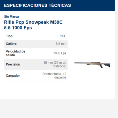 rifle-pcp-snowpeak-m30c-55-1000-fps