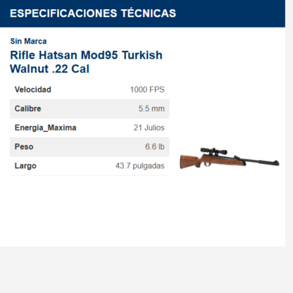 rifle-hatsan-mod95-turkish-walnut-22-cal