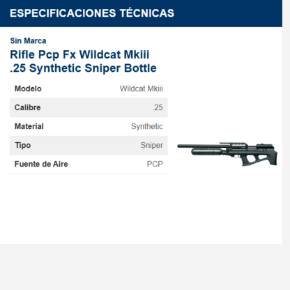 rifle-pcp-fx-wildcat-mkiii-25-synthetic-sniper-bottle