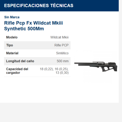 rifle-pcp-fx-wildcat-mkiii-synthetic-500mm