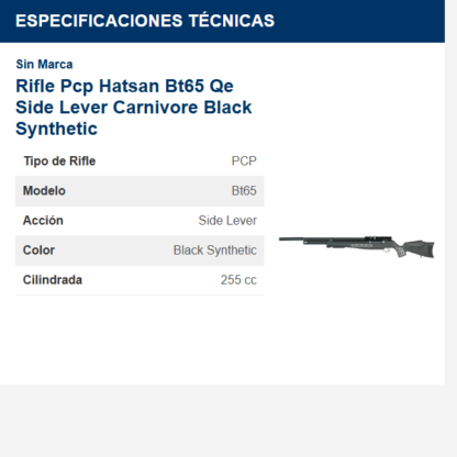 rifle-pcp-hatsan-bt65-qe-side-lever-carnivore-black-synthetic