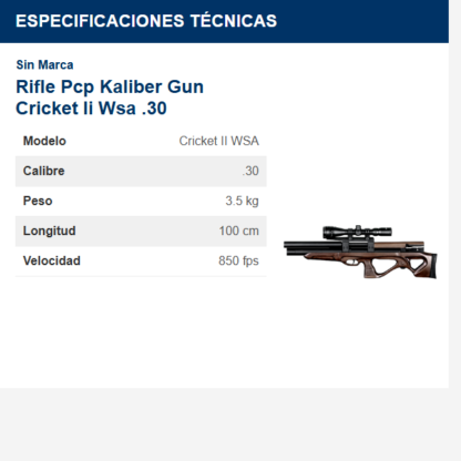 rifle-pcp-kaliber-gun-cricket-ii-wsa-30