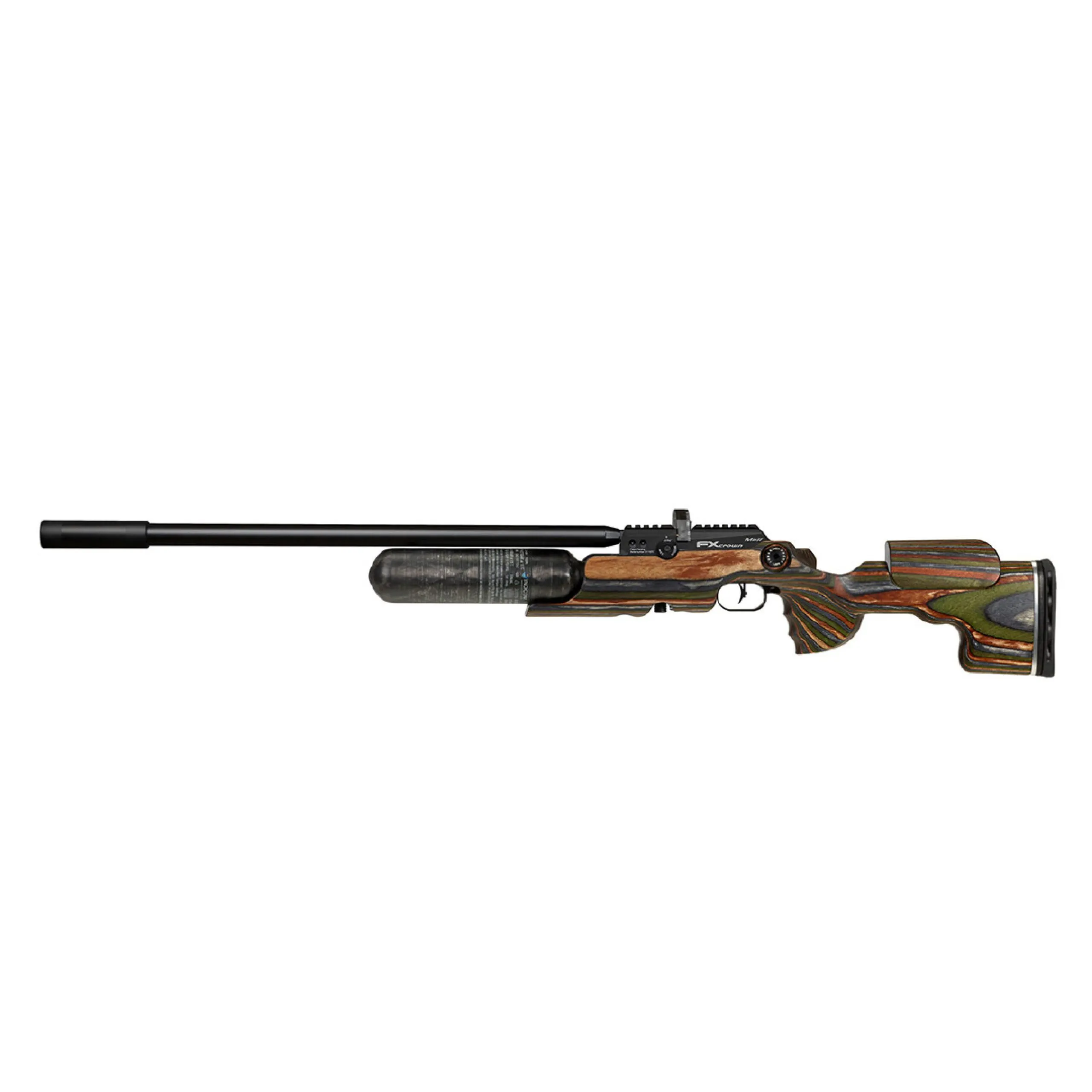 rifle pcp fx crown mkii 25 standard plus grs green left-2