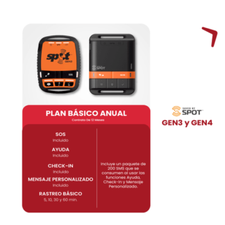 Activacion Gps Tracker Spot Plan Basico Anual Spot Gen4 Gen3