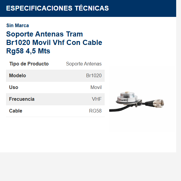 soporte-antenas-tram-br1020-movil-vhf-con-cable-rg58-45-mts