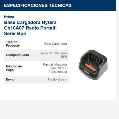 base-cargadora-hytera-ch10a07-radio-portatil-serie-bp5
