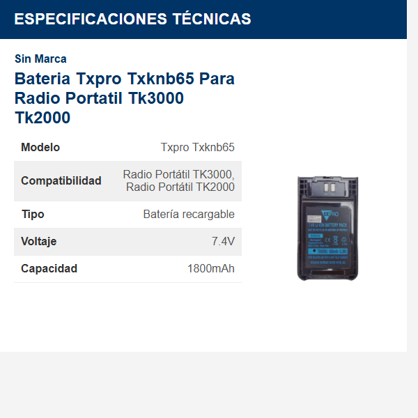 bateria-txpro-txknb65-para-radio-portatil-tk3000-tk2000