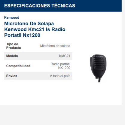 microfono-de-solapa-kenwood-kmc21-is-radio-portatil-nx1200