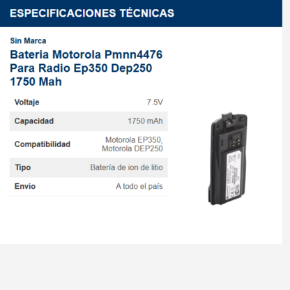 bateria-motorola-pmnn4476-para-radio-ep350-dep250-1750-mah
