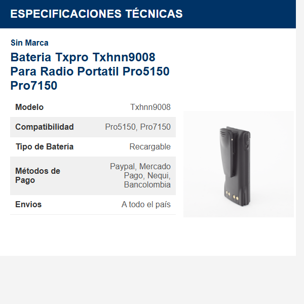 bateria-txpro-txhnn9008-para-radio-portatil-pro5150-pro7150