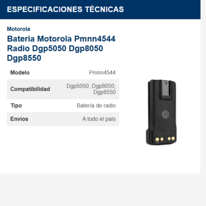 bateria-motorola-pmnn4544-radio-dgp5050-dgp8050-dgp8550