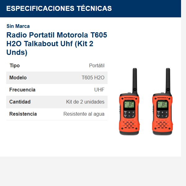 radio-portatil-motorola-t605-h2o-talkabout-uhf-kit-2-unds
