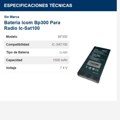 bateria-icom-bp300-para-radio-ic-sat100
