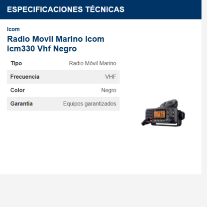 radio-movil-marino-icom-icm330-vhf-negro