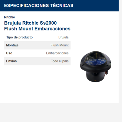 brujula-ritchie-ss2000-flush-mount-embarcaciones
