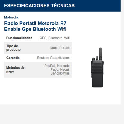 radio-portatil-motorola-r7-enable-gps-bluetooth-wifi