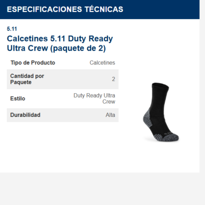 calcetines-511-duty-ready-ultra-crew-paquete-de-2