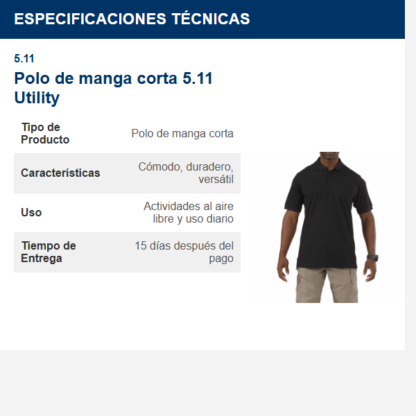 polo-de-manga-corta-511-utility