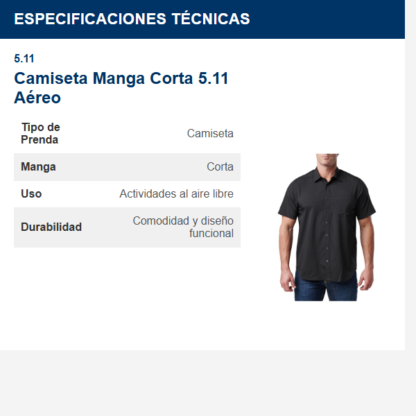 camiseta-manga-corta-511-aéreo