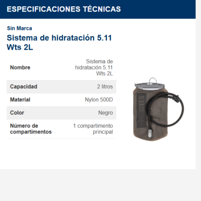 sistema-de-hidratación-511-wts-2l
