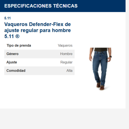vaqueros-defender-flex-de-ajuste-regular-para-hombre-511