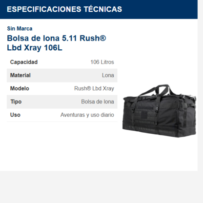 bolsa-de-lona-511-rush-lbd-xray-106l