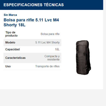 bolsa-para-rifle-511-lvc-m4-shorty-18l