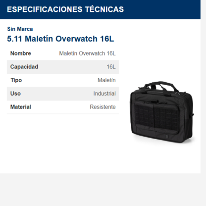 511-maletín-overwatch-16l