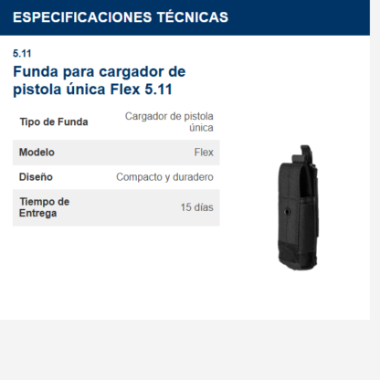 funda-para-cargador-de-pistola-única-flex-511