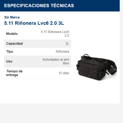 511-riñonera-lvc6-20-3l