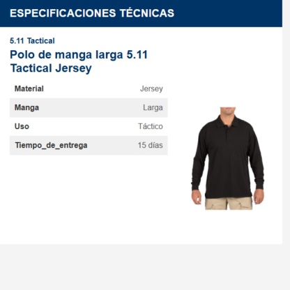 polo-de-manga-larga-511-tactical-jersey