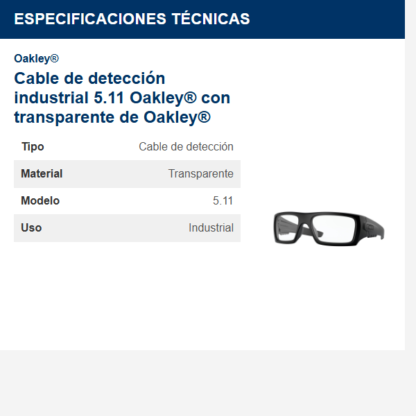 cable-de-detección-industrial-511-oakley-con-transparente-de-oakley
