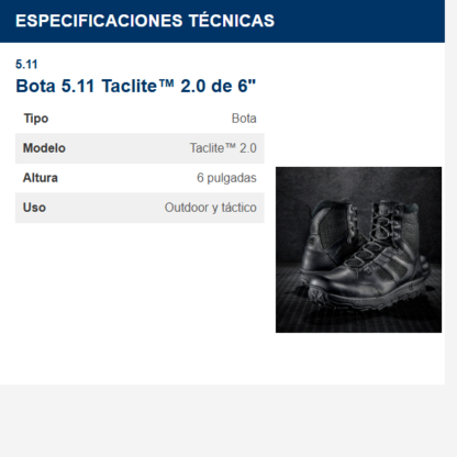 bota-511-taclite-20-de-6
