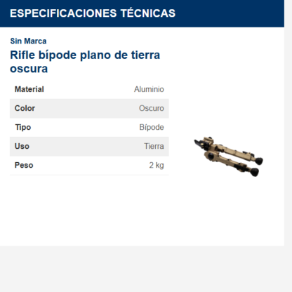 rifle-bípode-plano-de-tierra-oscura