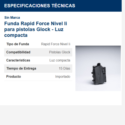 funda-rapid-force-nivel-ii-para-pistolas-glock---luz-compacta