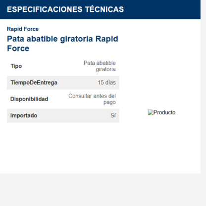 pata-abatible-giratoria-rapid-force