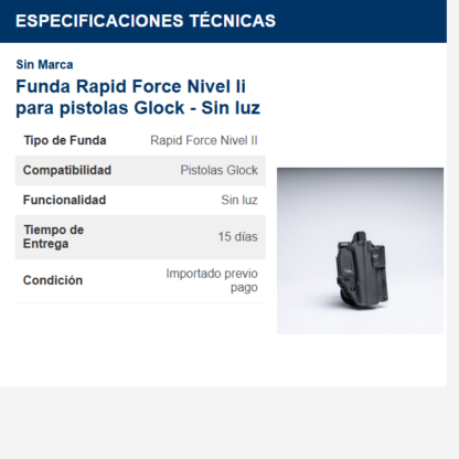 funda-rapid-force-nivel-ii-para-pistolas-glock---sin-luz
