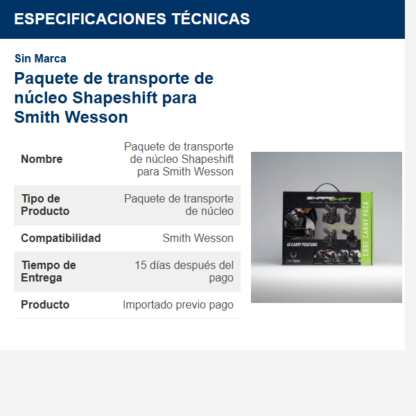 paquete-de-transporte-de-núcleo-shapeshift-para-smith-wesson