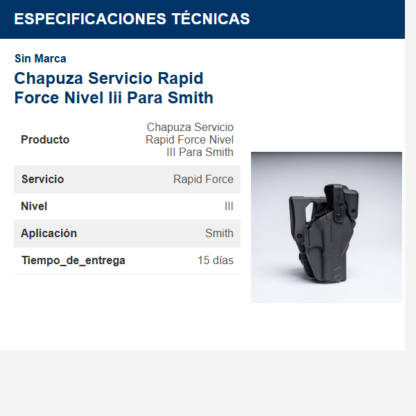 chapuza-----servicio-rapid-force-nivel-iii-para-smith