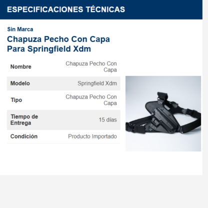 chapuza-----pecho-con-capa-para-springfield-xdm
