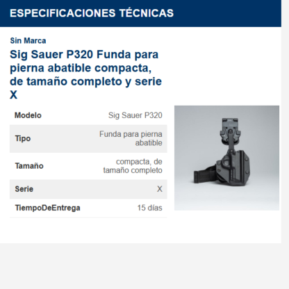 sig-sauer-p320-funda-para-pierna-abatible-compacta-de-tamaño-completo-y-serie-x