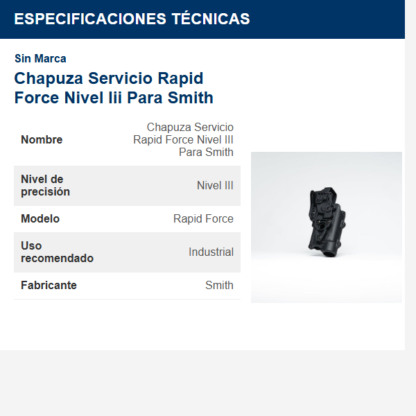 chapuza-----servicio-rapid-force-nivel-iii-para-smith