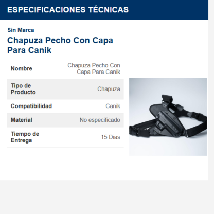 chapuza-----pecho-con-capa-para-canik