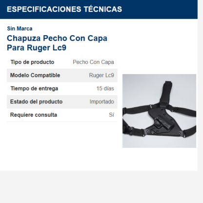 chapuza-----pecho-con-capa-para-ruger-lc9